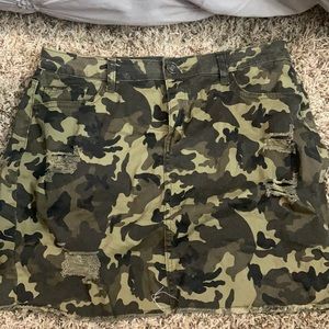 Cami Mini Jean Skirt